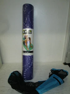 Designer Series Yoga Mat 24" x 68" w/Carrying Case, NEW - Picture 1 of 5