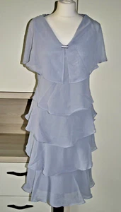 nightingales grey dress mother of bride/groom wedding guest size 10 12 - Picture 1 of 4