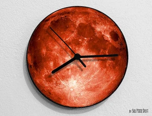Red Moon - reloj de pared - Imagen 1 de 4