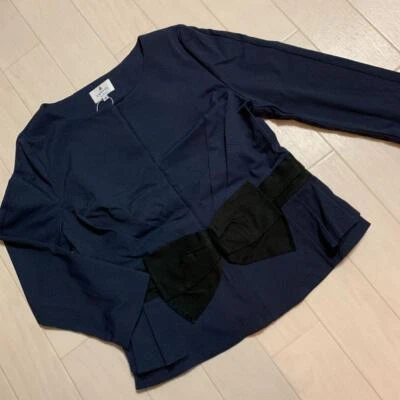 Chaqueta cinta LANVIN en Bleu talla 36 azul marino largo 19,6 pulgadas Foto 1 de 4