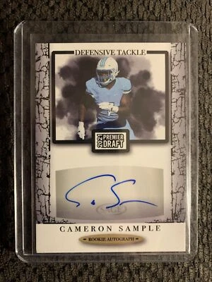 2021 SAGE PREMIER DRAFT BLACK CAMERON SAMPLE #A134 Auto RC Cincy Bengals Tulane - Image 1 of 4