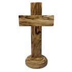 Olive Wood Standing Cross, 12 Inches