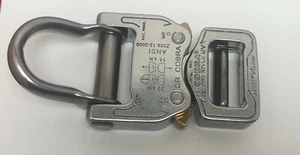 AustriAlpin Ansi D Ring 25 mm / 1" Chrom Kobra Schnalle Militär, Sicherheit. FX25AVD - Bild 1 von 1