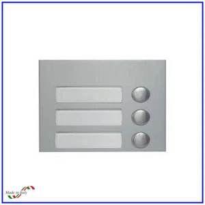 Pulsantiera citofono farfisa modulo pulsanti MD23 3 posti targhette serie MODY - Foto 1 di 3