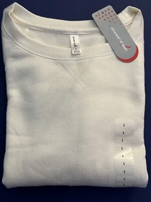 Exertek Crewneck  Sweatshirt    color  Basic-Cream    Womens sz Large    NEW  - Image 1 of 4