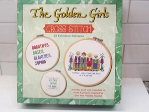 The Golden Girls Betty White Cross Stitch Kit NEW 12 Patterns & Materials - Picture 1 of 4