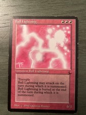 MTG BALL LIGHTNING DARK NM LP  8.5 - 9.5 VINTAGE 1994 Near Mint MAGIC Excellent