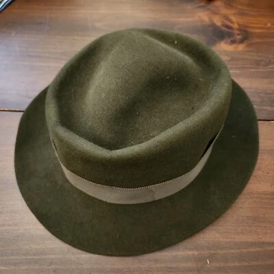 Vintage ARMANI RABBIT FELT top HAT SIZE 58 - Image 1 of 3