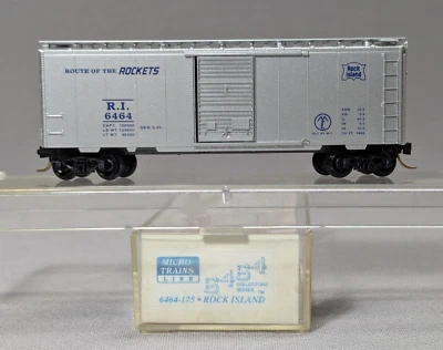 N Scale MTL Collector's Lowell Smith 6464-175  ROCK ISLAND   40' Boxcar RI 6464 - Image 1 of 4