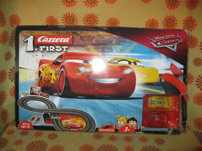 Ancien CIRCUIT ÉLECTRIQUE MY FIRST CARRERA GO!!! DISNEY PIXAR CARS Slot Voiture - Photo 1/4