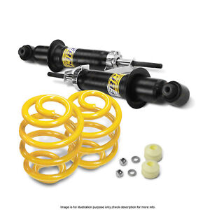 Rear Shock Absorbers Super Low King Springs for HOLDEN COMMODORE UTE VE 07-ON