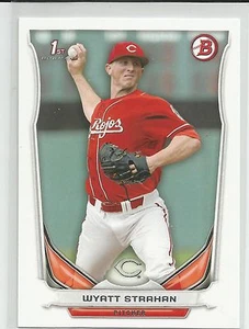 Wyatt Strahan Cincinnati Reds 2014 Bowman Draft Card - Picture 1 of 2