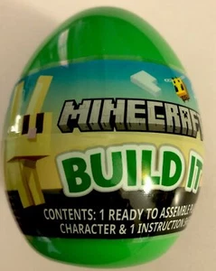 Huevo de plástico MINECRAFT BUILD IT personaje sellado NUEVO 2024 - Imagen 1 de 4
