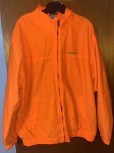 Remington Mens Blaze Orange Fleece Full Zippered Hunting Coat Jacket Size XL Men - Picture 1 of 5