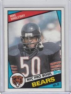 1984 Topps Football Card #232 Mike Singletary Chicago Bears - NrMt - Picture 1 of 2