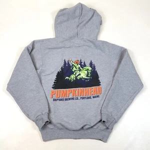 Shipyard Brewing Company Pumpkinhead Ale Champion Zip Hoodie Sweatshirt Small - Picture 1 of 10