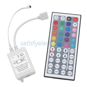 12V 44 Key IR Remote Controller Dimmer for 5050 3528 SMD RGB LED Strip Light - Picture 1 of 4