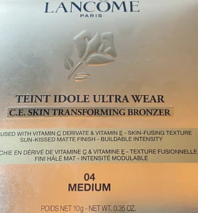 LANCOME TEINT IDOLE ULTRA WEAR BRONZER - MEDIUM 04 NIB FREE SHIPPING - Picture 1 of 5