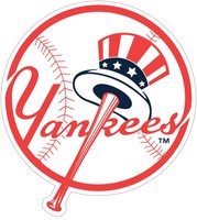 New York Yankees MLB Color Vinyl Decal - You Choose Size 2"-28"