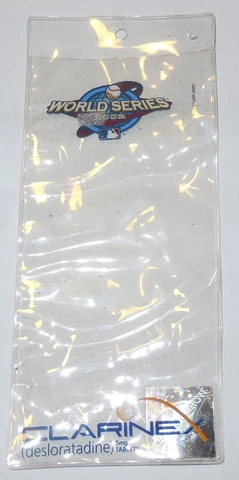 2002 MLB World Series Ticket Holder Angels Giants Cover