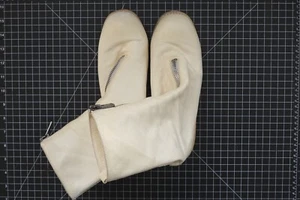 Guidi PL2 Full Grain Horse Front Zip Boot , White Leather , Sz EU 38 / US 8 - Picture 1 of 8