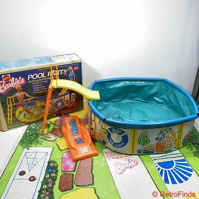 Barbie's Pool Party 1973 Mattel # 7897 Foto 1 de 4