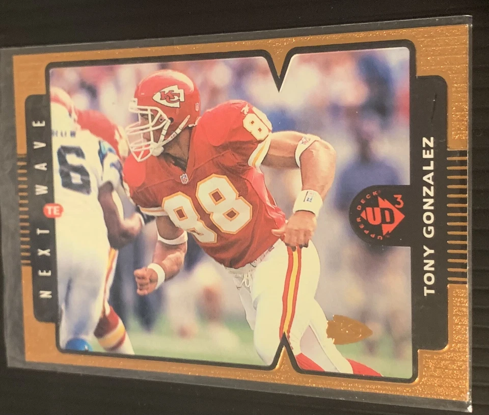 TONY GONZALEZ 1998 Upper Deck UD3 #47 "Next Wave" Kansas City Chiefs - Image 1 of 1