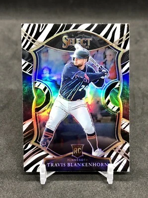 2021 Select Travis Blankenhorn ZEBRA CONCOURSE PRIZM SSP CASE HIT RC No. 75 📈 - Image 1 of 4