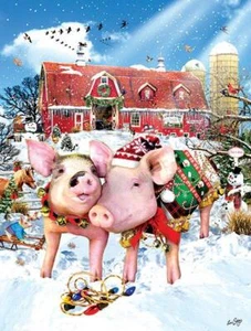 Rompecabezas SunsOut; Suéter de Navidad; 500 piezas - Imagen 1 de 1