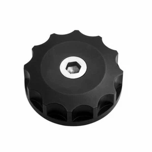 MOTONE CUSTOM ENGINE OIL FILLER CAP - BILLET BLACK - TRIUMPH BONNEVILLE THRUXTON - Picture 1 of 4