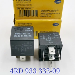 1 pezzo HELLA 4RD933332-09 10/20A 24VDC relè per auto 5 pin - Foto 1 di 1