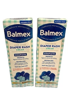 Balmex Complete Baby Windel 2 Tuben Ausschlagcreme mit Zinkoxid 4 Unzen Ablaufdatum 2024/11 - Bild 1 von 5