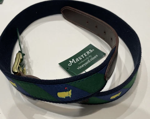 2023 Masters Belt Size 32 Vineyard Vines Augusta National Golf Brand New Cover