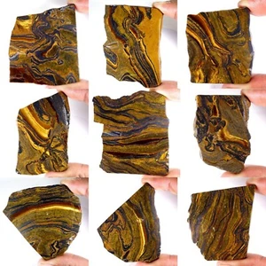 Tiger Eye Sphere Impressive Rock Slab Polished Rough Natural Minerals PS46 - Picture 1 of 59