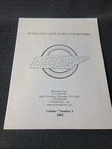Tennessee Genealogy And History Volume 7 #1 - Picture 1 of 4