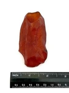 Natural Blood Red Baltic Amber Specimen - 40.22g - Picture 1 of 2
