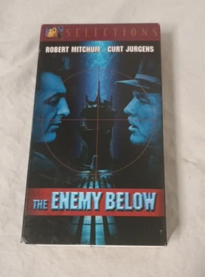 20th Century Fox The Enemy Below (VHS, 1985) Robert Mitchum, Curt Jurgens - Image 1 of 4