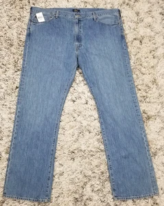 Polo Ralph Lauren Jeans Mens 44x34 Blue Hampton Relaxed Straight Fit Denim Pants - Picture 1 of 10