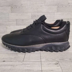 Sneakers da trekking Cole Haan GrandExplore All-Terrain impermeabili in pelle nera taglia 10 - Foto 1 di 10