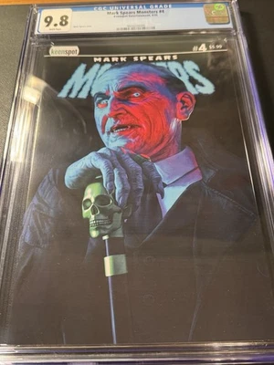 Mark Spears - Monsters 4 - Keenspot - 2025 - Cubierta A - Drácula - CGC9.8 Foto 1 de 4