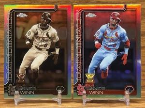LOTE MASYN WINN Sepia + Refractor Rookie Cup | 2025 Topps Chrome CARDINALS #244 - Imagen 1 de 2