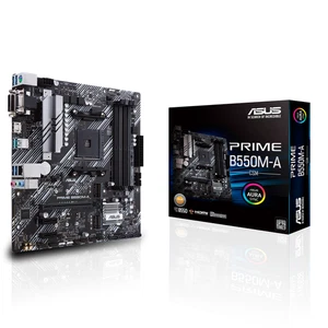 ASUS AMD Ryzen PRIME B550M-A CSM Mainboard Micro ATX DDR4 M.2 PCIe USB 3.2 - Bild 1 von 4