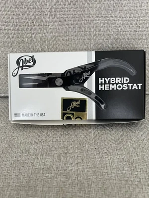 Abel Hybrid Hemostats Matte Black Used - Image 1 of 4