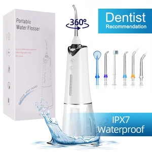 Cordless Water Flosser Dental Oral Irrigator Travel Teeth Cleaner Floss Pick tip - Picture 1 of 5