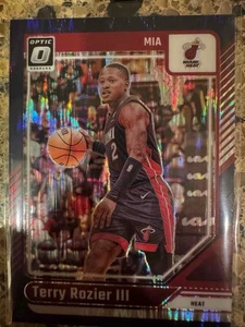 2024-25 Panini Donruss Optic - Terry Rozier lll Purple Shock Miami Heat #7 - Foto 1 di 2