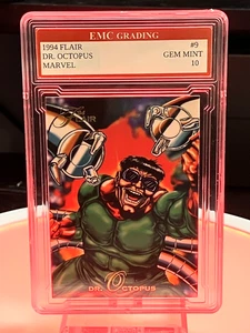 DOCTOR OCTOPUS FLAIR 1994 GRADED 10 CARD #9 MINT VINTAGE - Picture 1 of 2