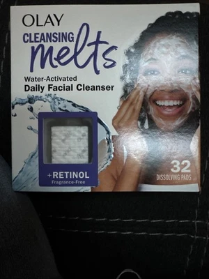 NEW Olay Cleansing Melts + Retinol Water-Activated Daily Facial Cleansers 32 - Image 1 of 2