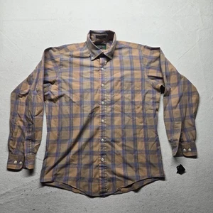Camicia Colours By Alexander Julian a quadri manica lunga con bottoni adulto uomo M 15 - Foto 1 di 7