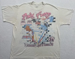 VTG 1988 Pink Floyd Momentary Lapse of Reason Tour Single Stitch T Shirt XL USA! - Picture 1 of 11