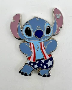 Hidden Disney Mickey 2024 Stitch Holidays - Fourth of July Independence Day Pin - Picture 1 of 4